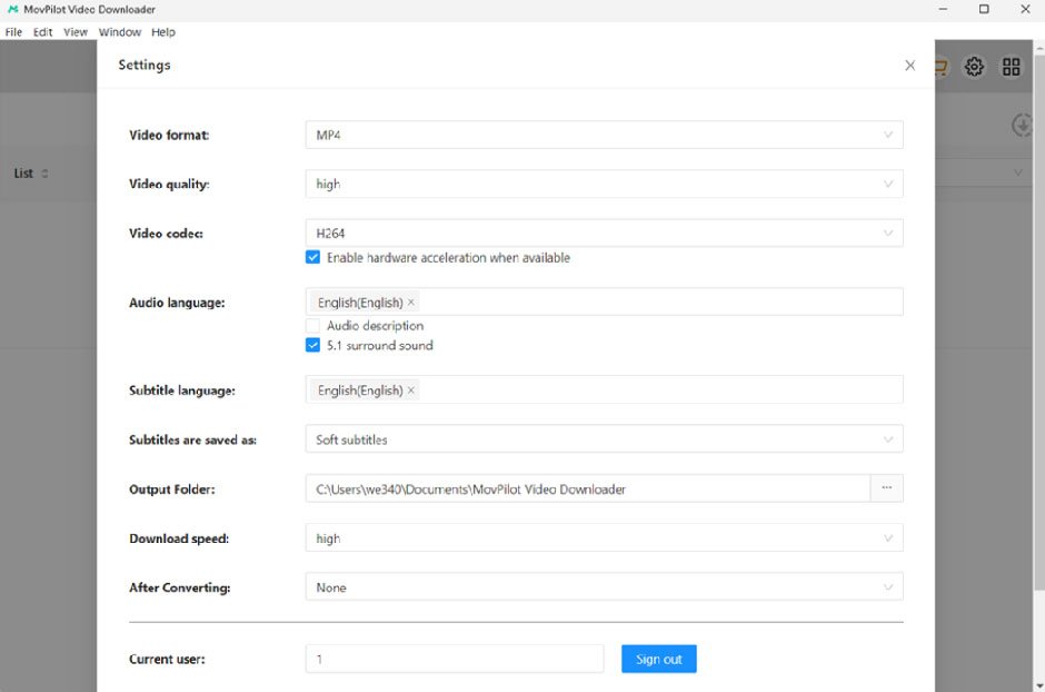 Adjust Settings