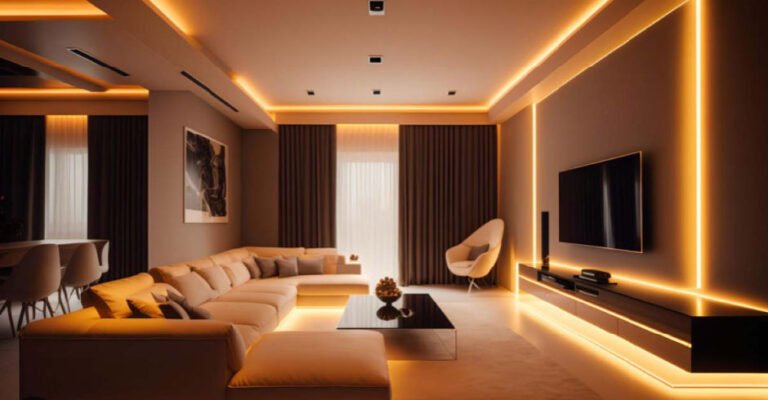 Creative Ways To Use LED Ceiling Strip Lights For Mood Lighting 