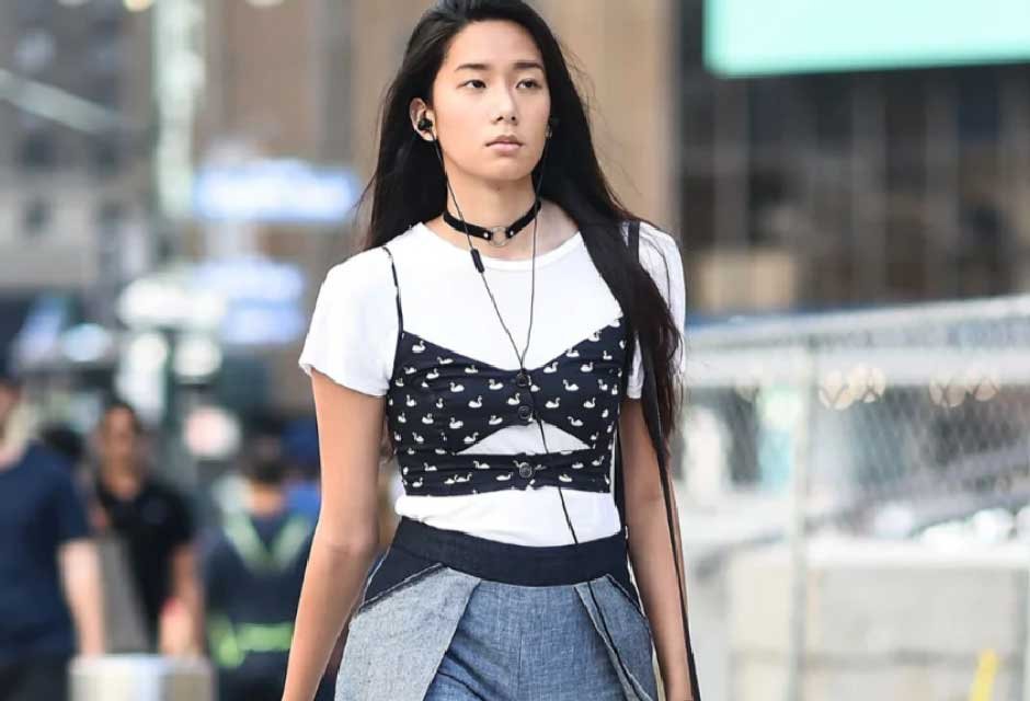 How to Layer a Designer Crop Top for a Chic Yet Modest Outfit