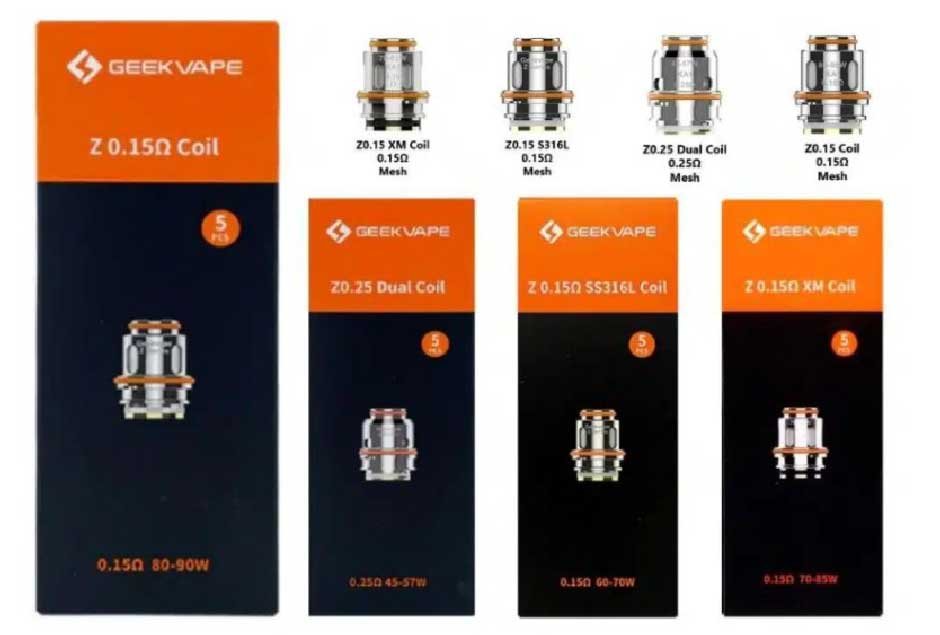 What’s Included in the GeekVape Z Series Coil Package?