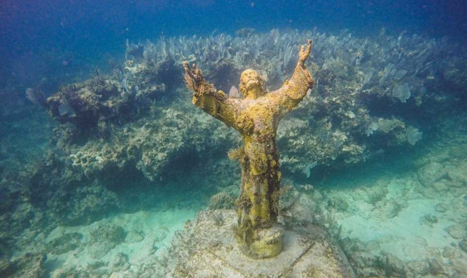 Explore the Christ of the Abyss Statue