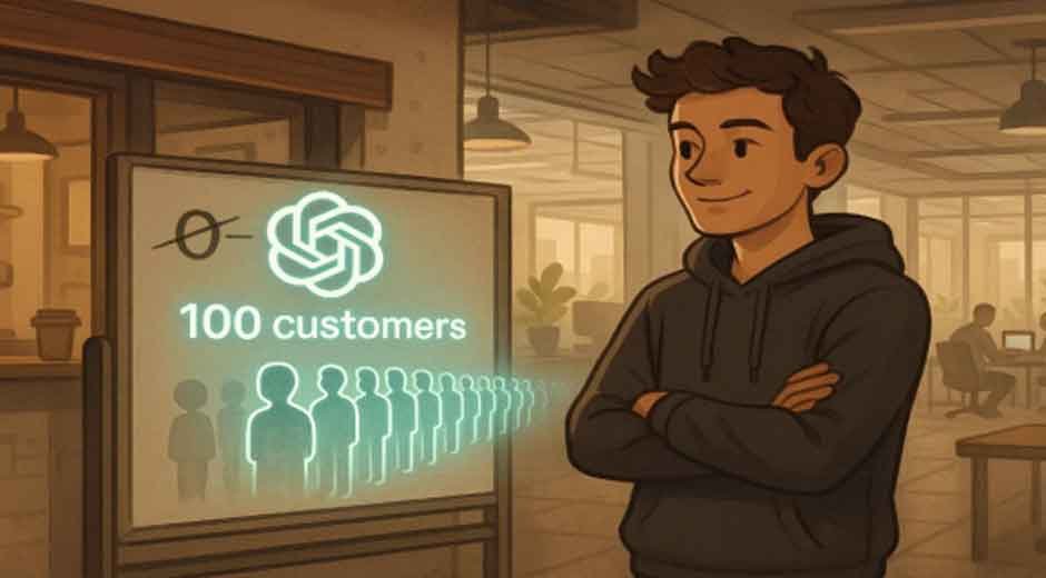 AI Helped a Startup Founder Find His First Customers