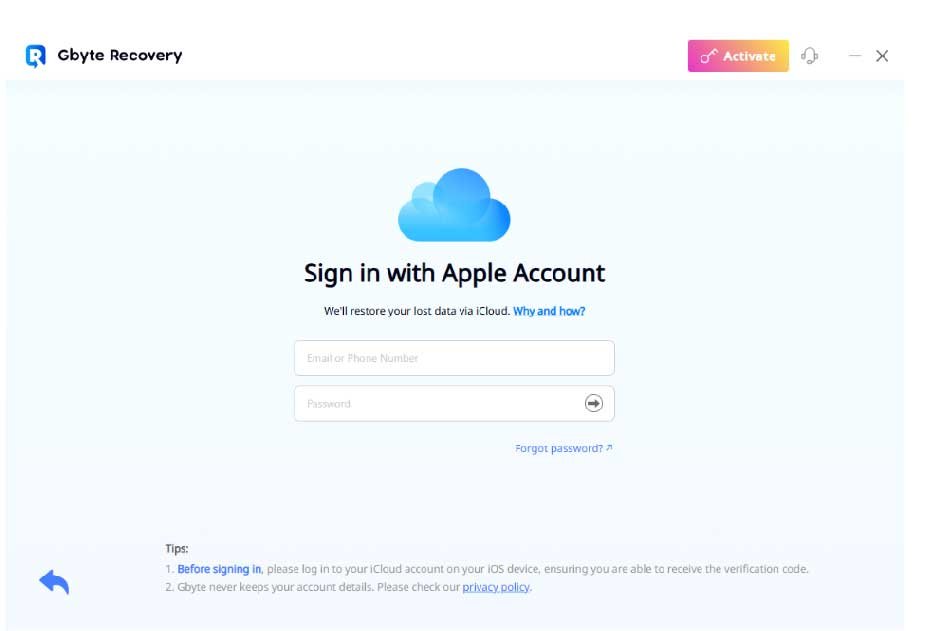Step 3: Sign in with Apple Account