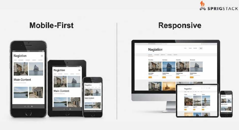 Mobile-First vs. Responsive