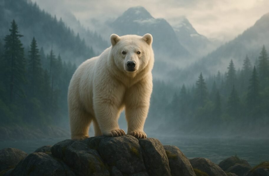 touching spirit bear