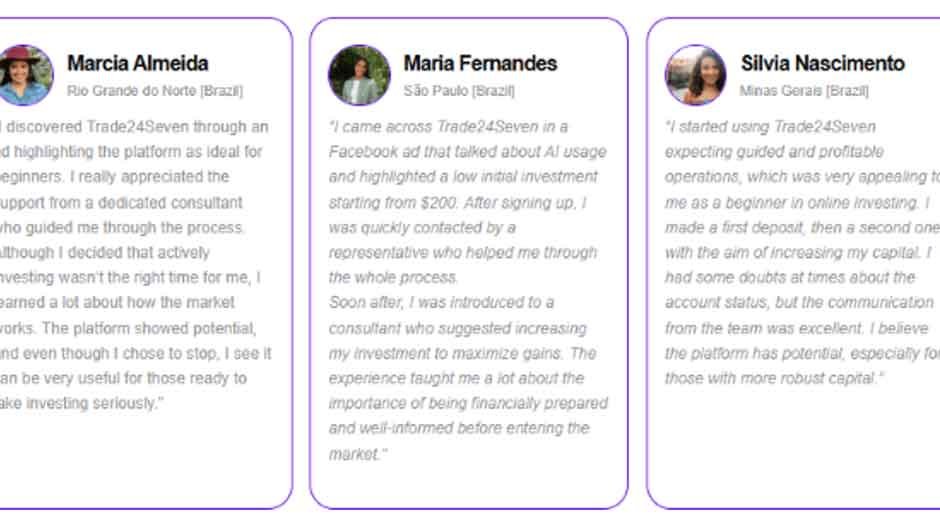 Trade24Seven reviews: Helping LATAM traders avoid online trading scams