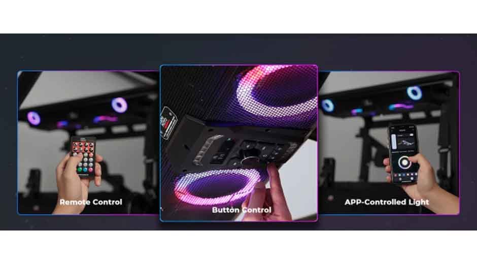 Amp Up Your Ride: Kemimoto Midnight Bluetooth Soundbar for Immersive Audio