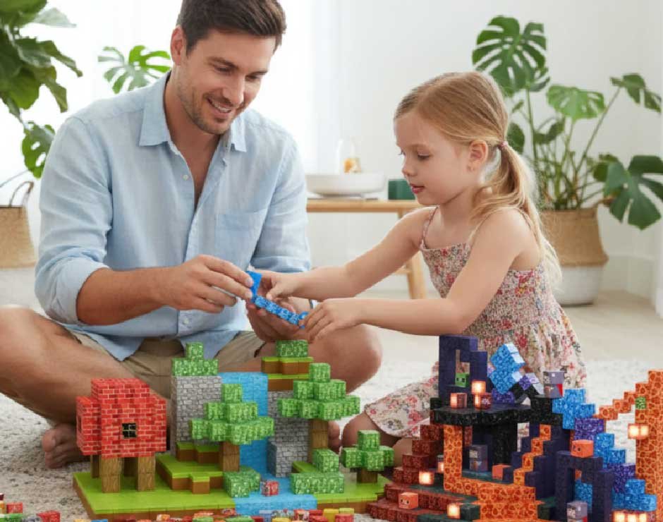 Minecraft magnetic blocks: Make Creative Play More Exciting